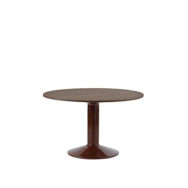 Midst-Table-Dark-Red-Linoleum--Dark-Red--Ø-120