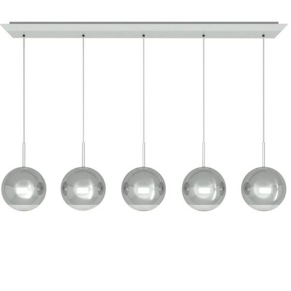 Mirror-Ball-25-cm--10IN-Linear-Led-Silver