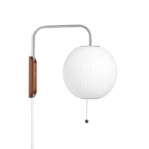 Nelson-Ball-Wall-Sconce-Cabled-Small-Off-White