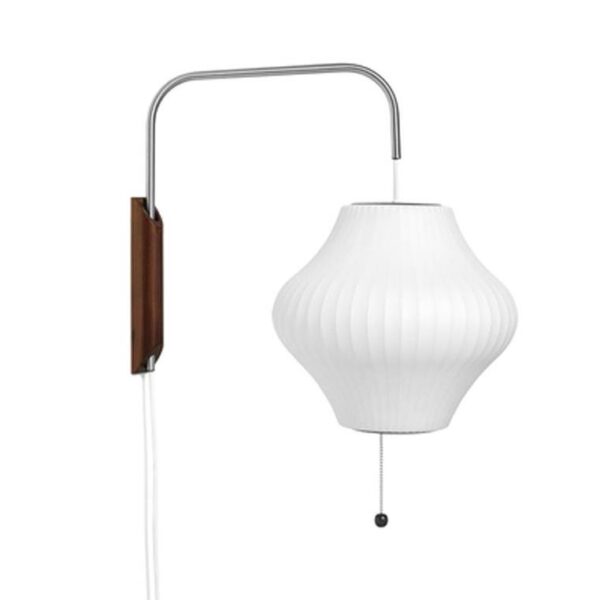 Nelson-Pear-Wall-Sconce-Cabled-Small-Off-White
