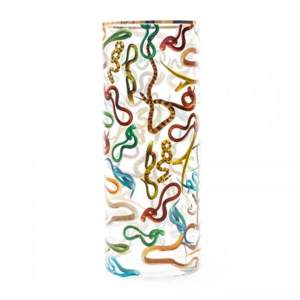 Glass-Vase-Snakes-Cylindrical-Big