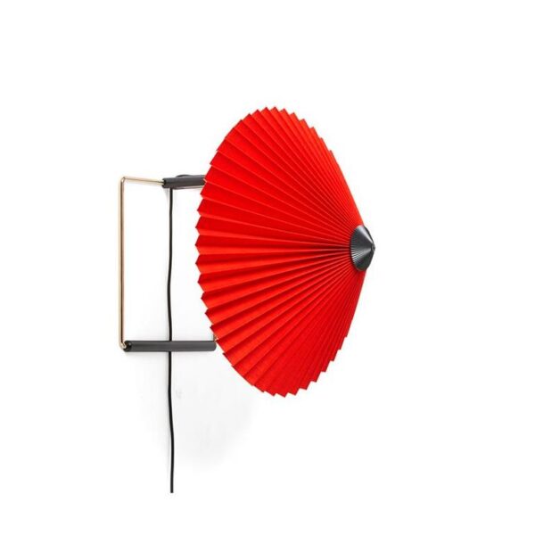 Matin-Wall-Lamp--300--Bright-Red