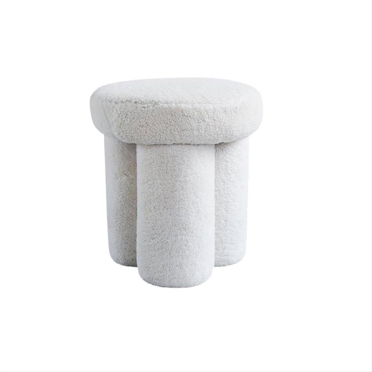 Big Foot Stool Sheepskin 2nd Floor