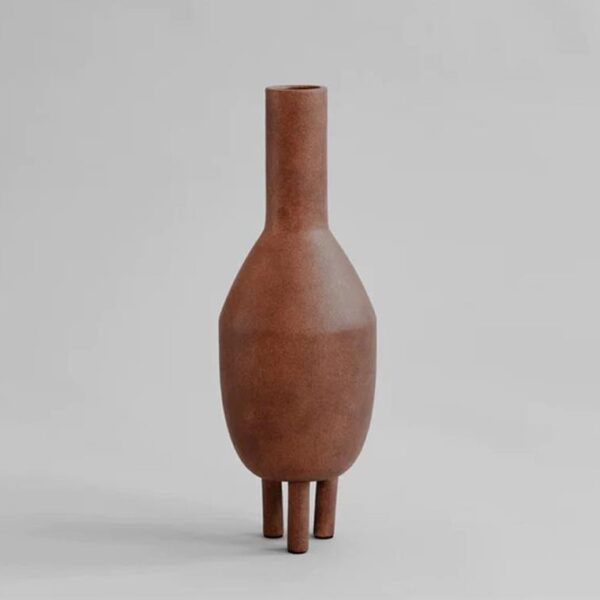 Duck-Vase-Slim--Terracotta