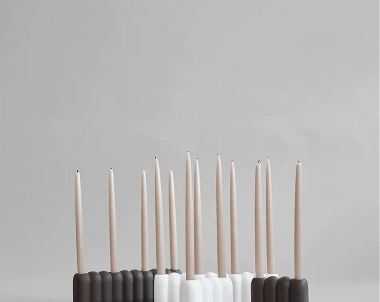 Tube-Candle-Holder-Big--Bone-White