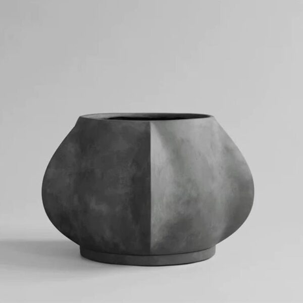 Arket-Plant-Pot-Medio--Dark-Grey