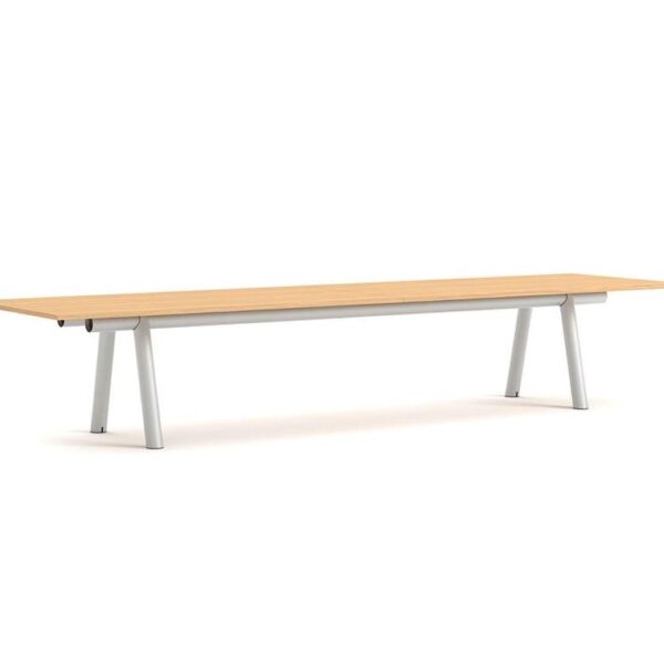Boa-Table-1100-Metallic-Grey-Frame--Lacquered-Oak--H75