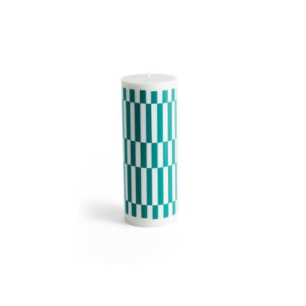 Column-Candle-Large--Light-Grey-Green