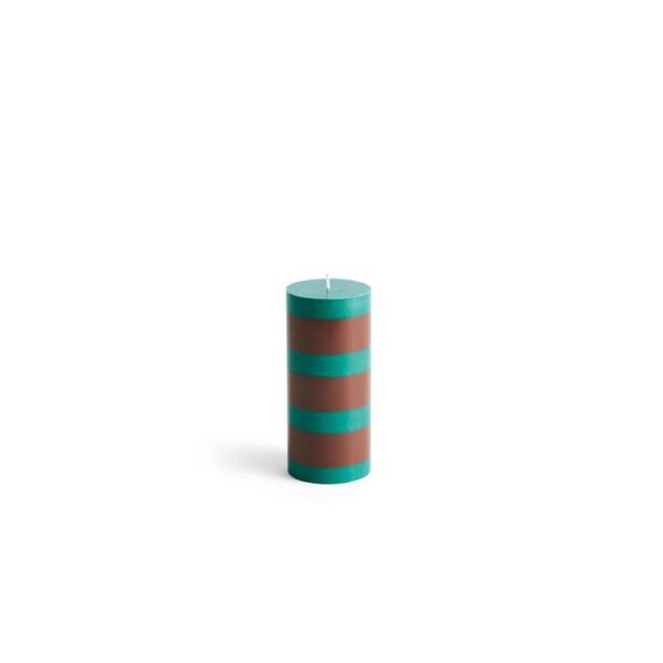 Column-Candle-Small--Green-Brown
