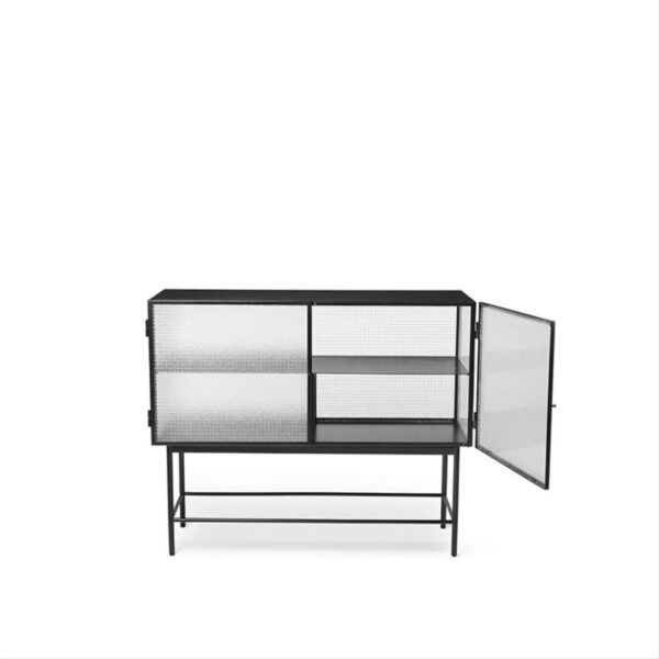 Haze-Sideboard-Wired-Glass-Black
