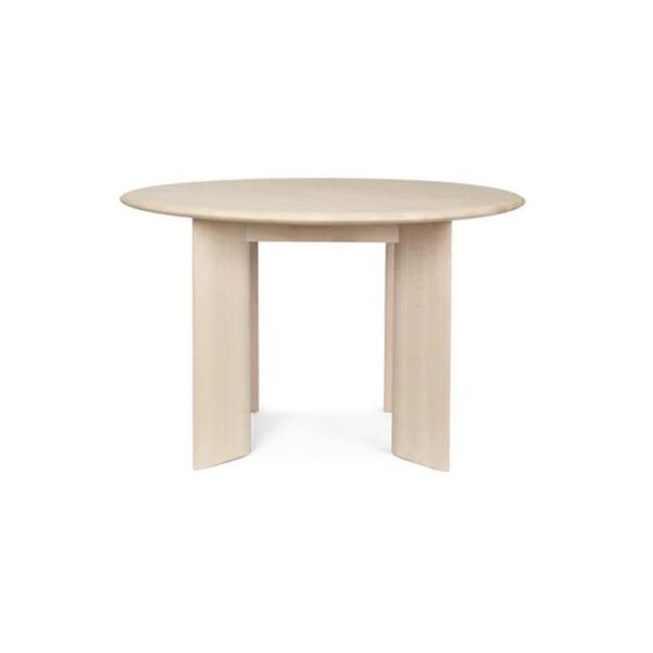 Bevel-Table-Round-117--White-Oiled-Beech