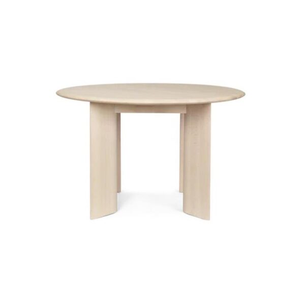 Bevel-Table-Round-117--White-Oiled-Beech