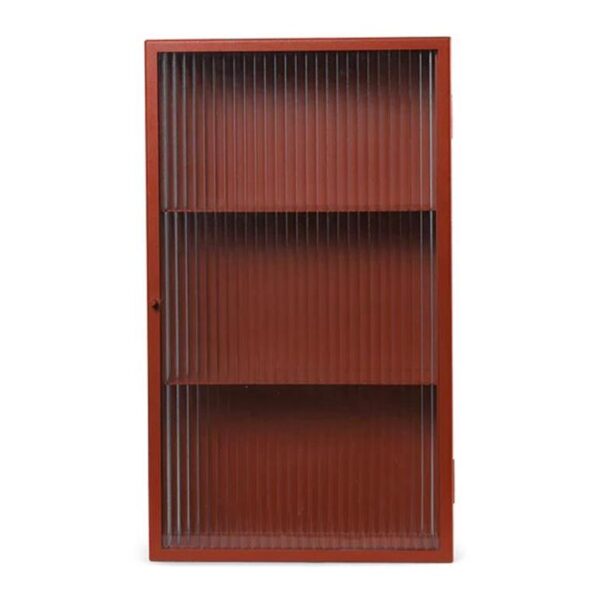 Haze-Wall-Cabinet-Reeded-Glass--Oxide-Red