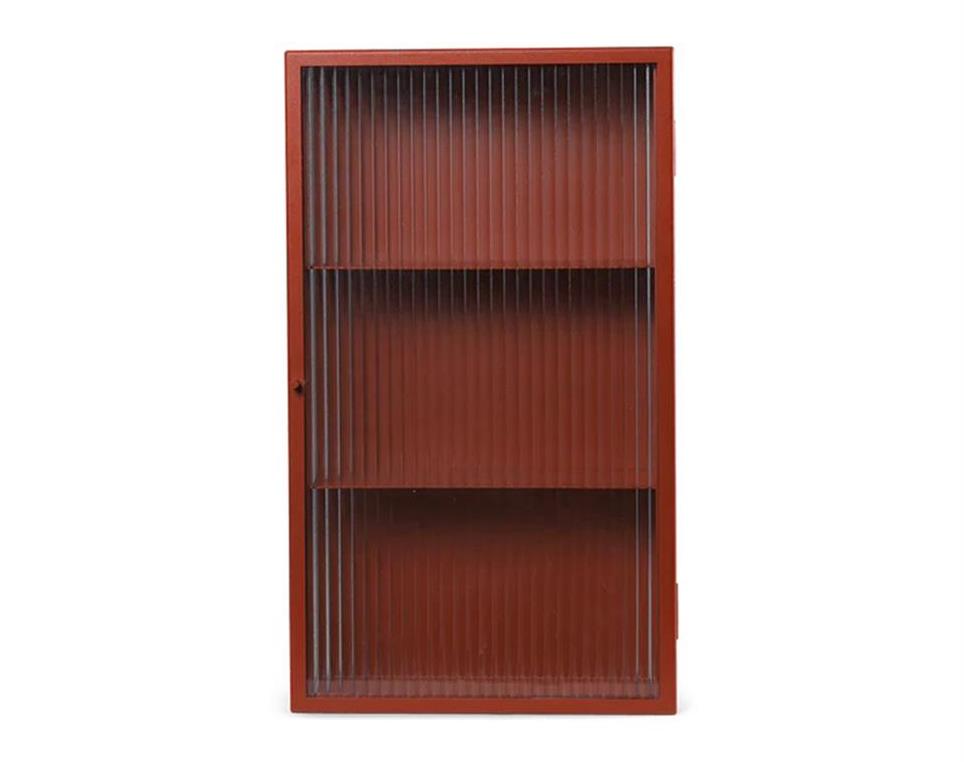 Haze-Wall-Cabinet-Reeded-Glass--Oxide-Red