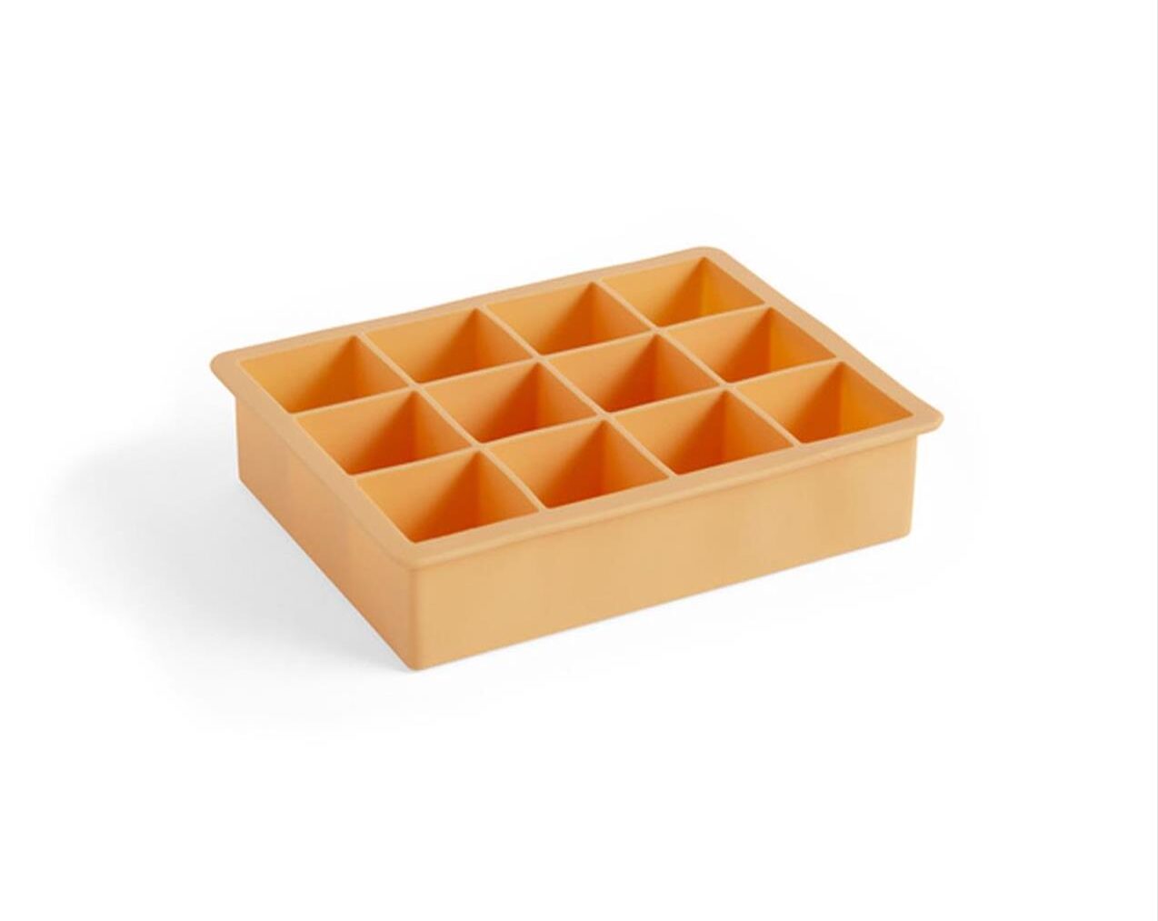 Ice-Cube-Tray-Square-XL-Peach