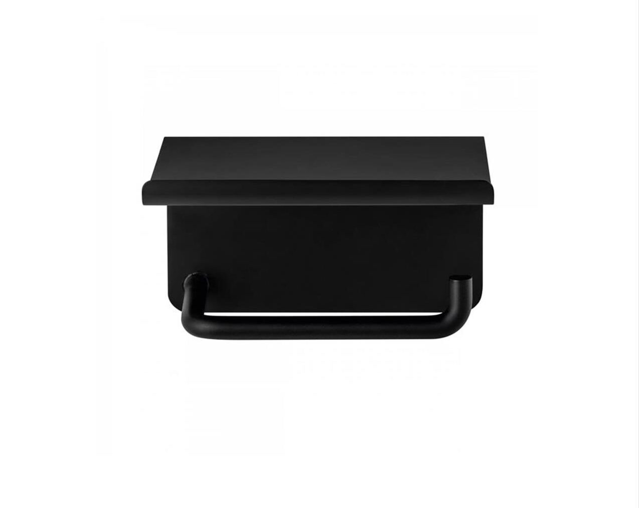 Modo-Toilet-Roll-Holder-With-Shelf-Black