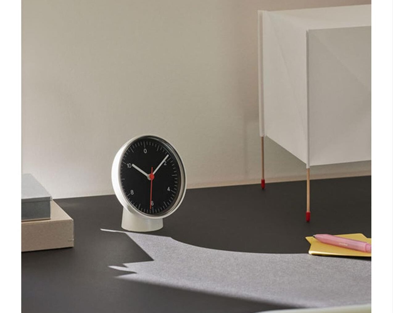 Table-Clock-Black