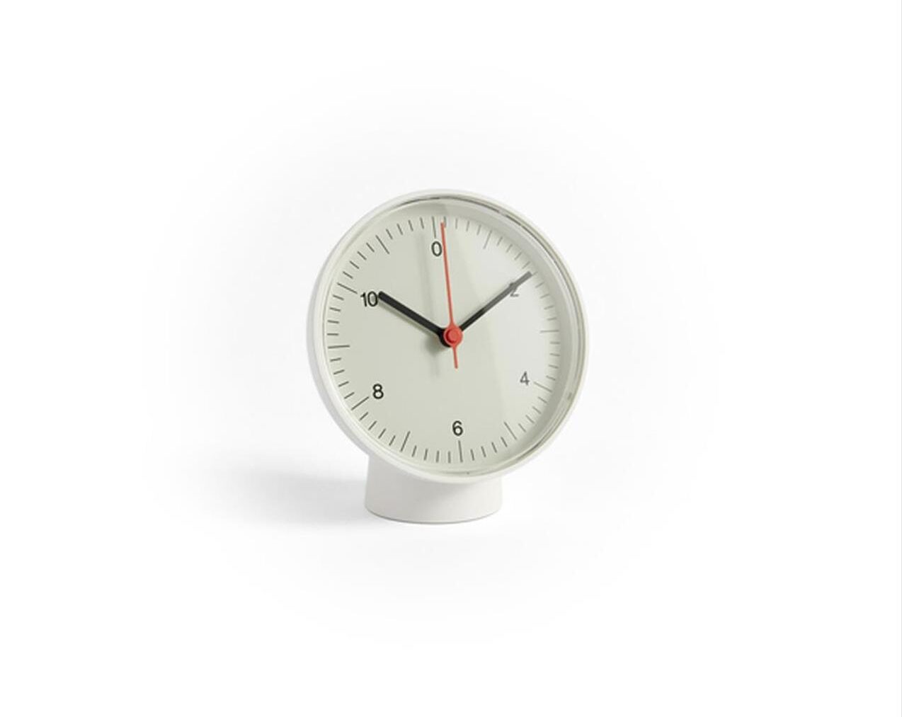 Table-Clock-White