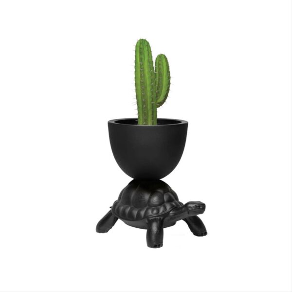 Turtle-Carry-Planter-And-Champagne-Cooler-Black