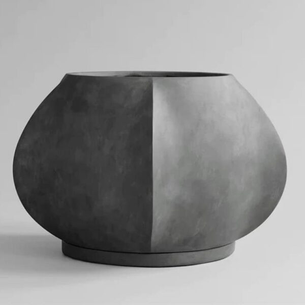 Arket-Plant-Pot-Big--Dark-Grey