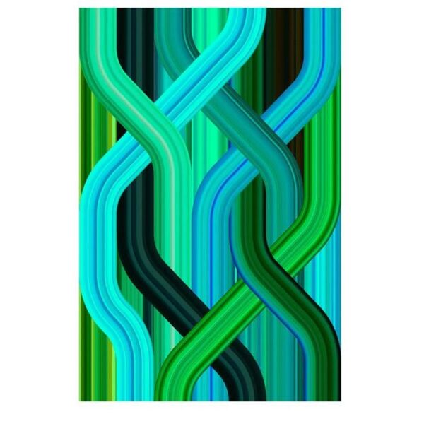 Carpet-Wave-Green-Rectangular