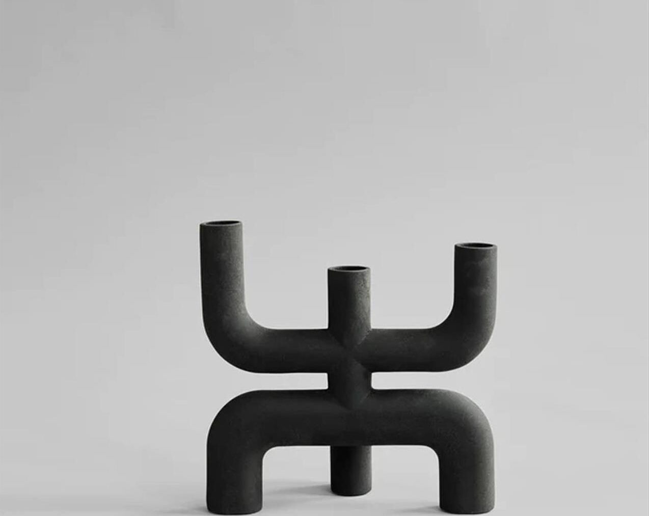 Cobra-Candle-Holder--Black