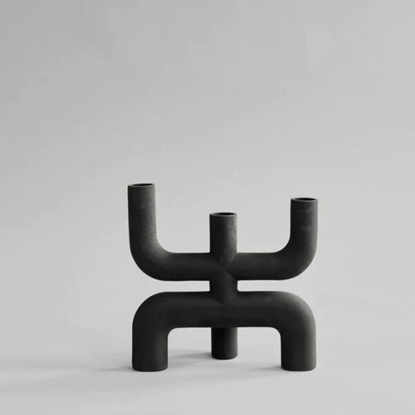 Cobra-Candle-Holder--Black