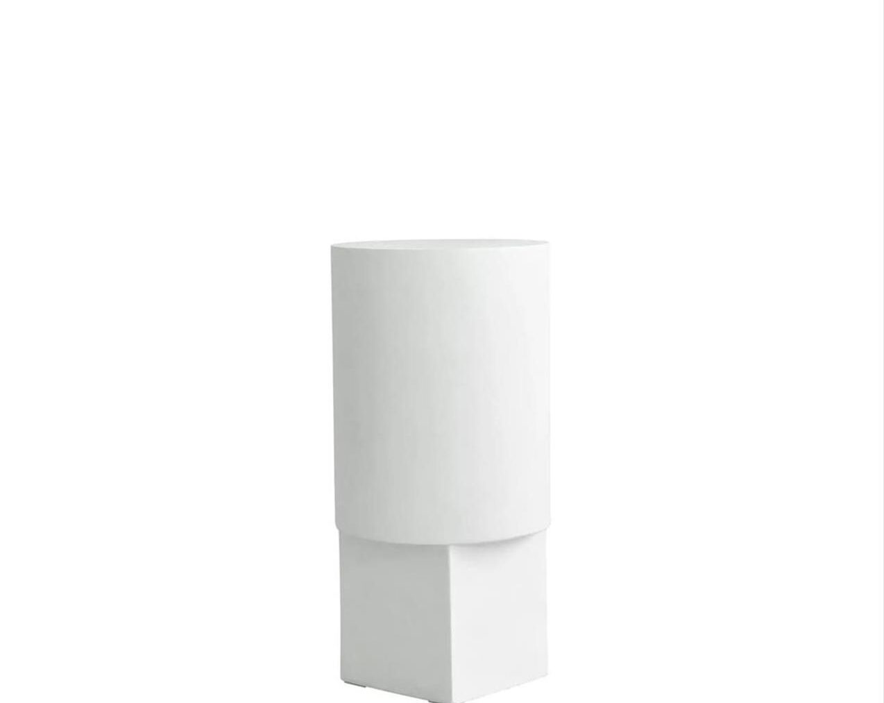 Column-Table--Bone-White