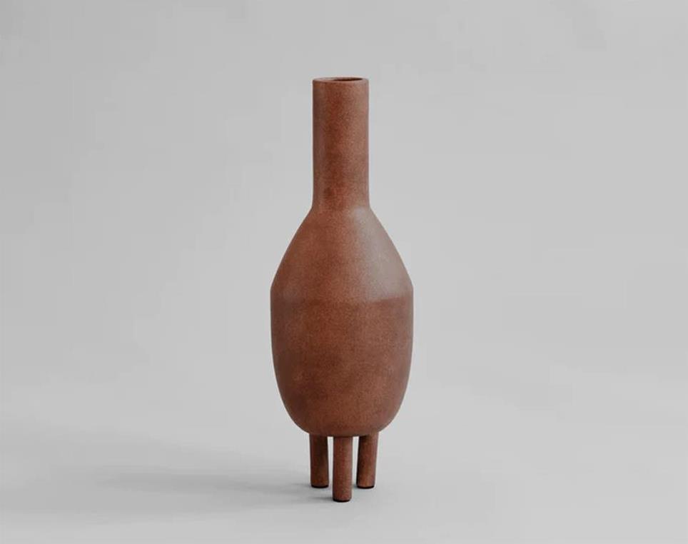 Duck-Vase-Slim--Terracotta