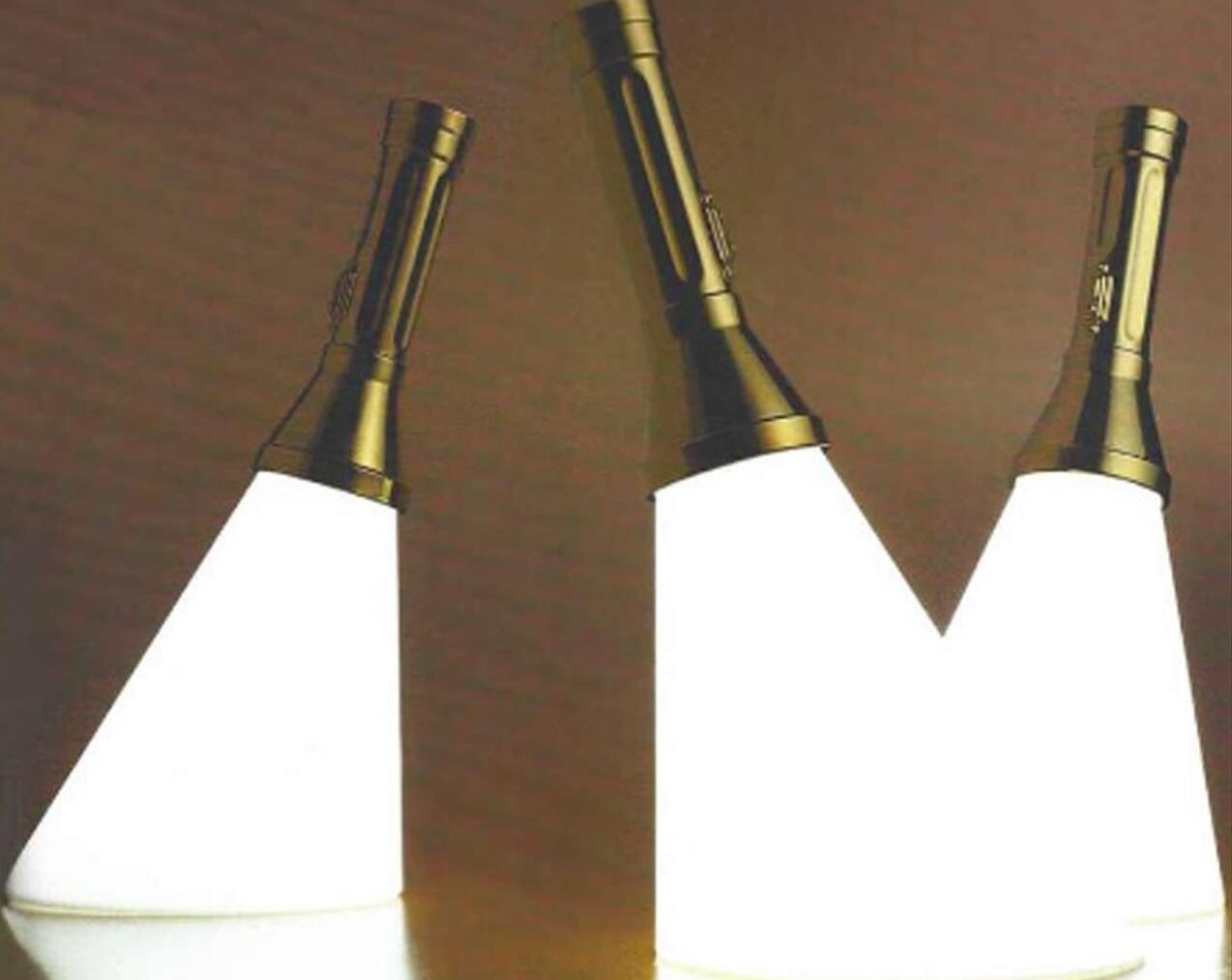 Flash-Lamp-Metal-Finish-with-Rechargeable-Led-Gold