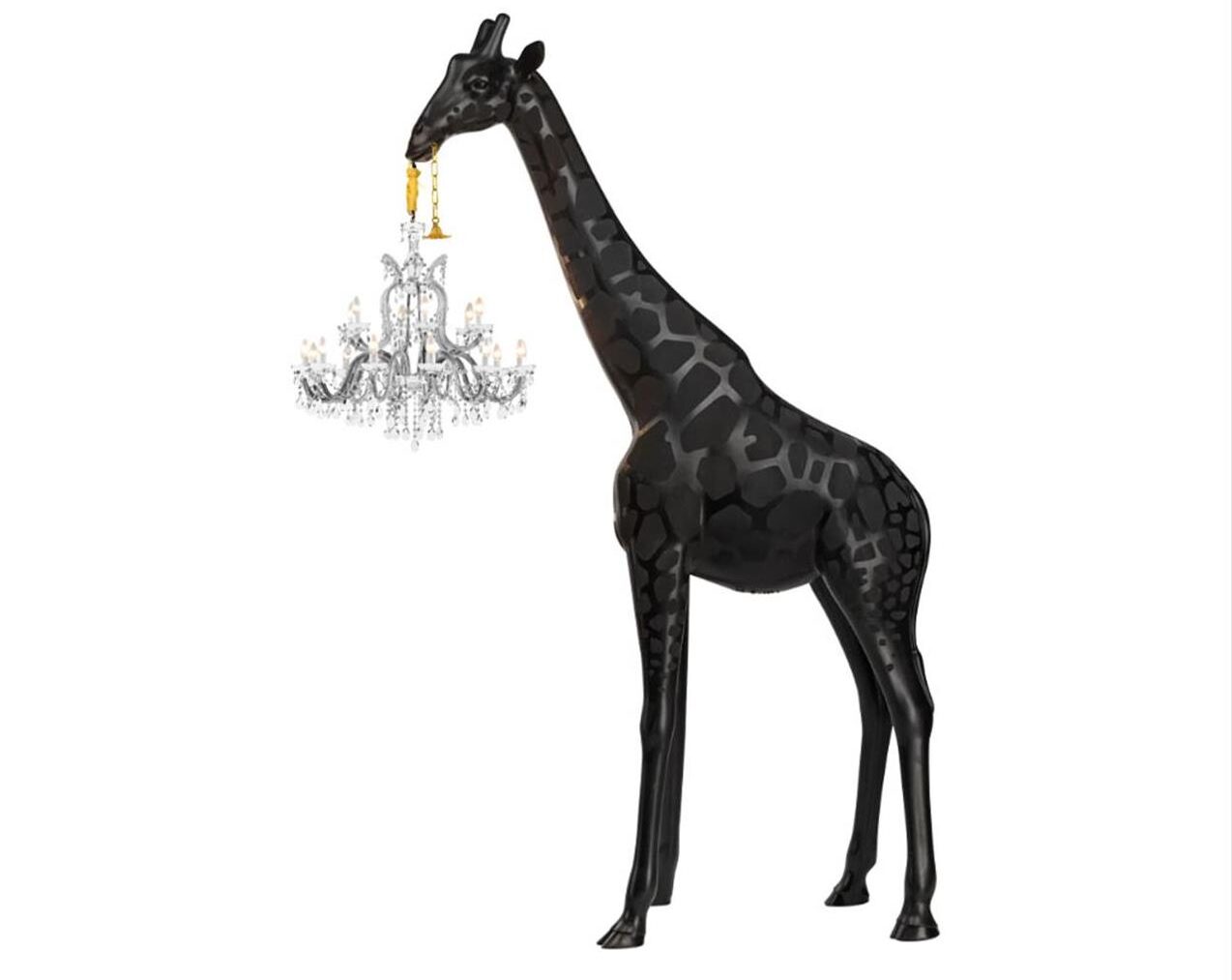 Giraffe-In-Love-XL-Indoor-4-Metres-Black