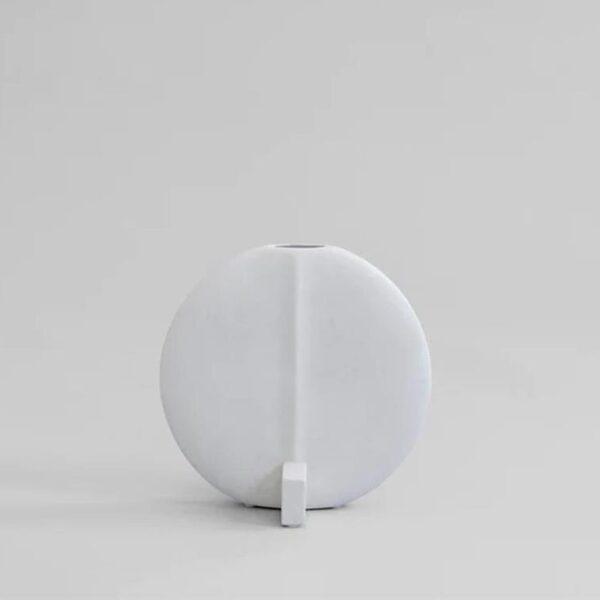 Guggenheim-Vase-Petit--Bone-White