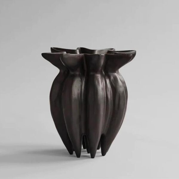 Lotus-Vase-Mini--Coffee