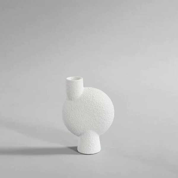 Sphere-Vase-Bubl-Medio--Bubble-White