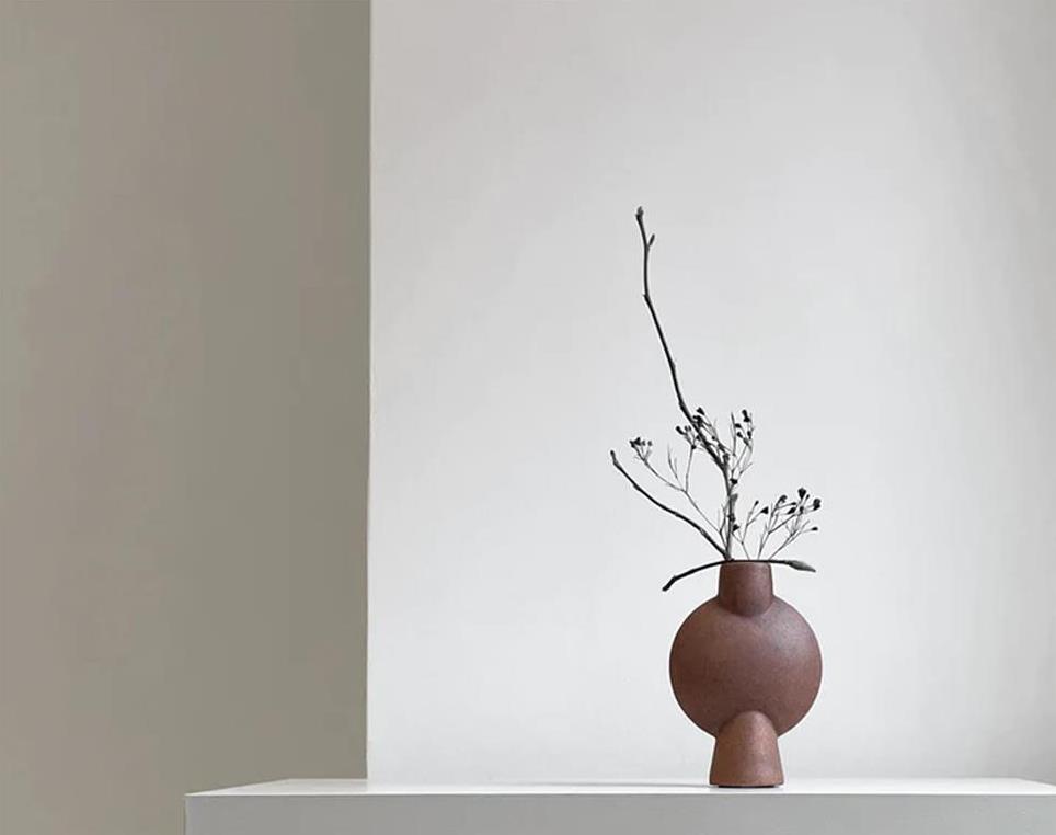 Sphere-Vase-Bubl-Mini--Terracotta