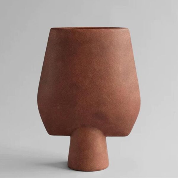 Sphere-Vase-Square-Big--Terracotta