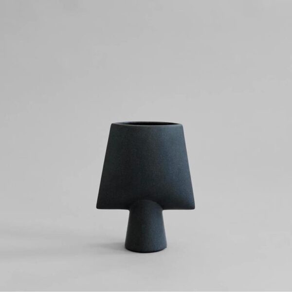Sphere-Vase-Square-Mini--Black