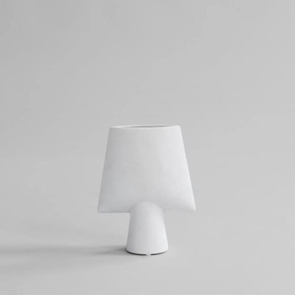 Sphere-Vase-Square-Mini--Bone-White