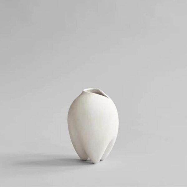 Sumo-Vase-Slim-Petit--Bone-White