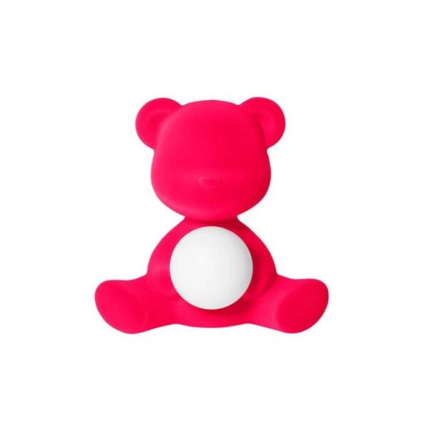 Teddy-Girl-Lamp-Velvet-Finish-With-Rechargeable-Led--Fuxia
