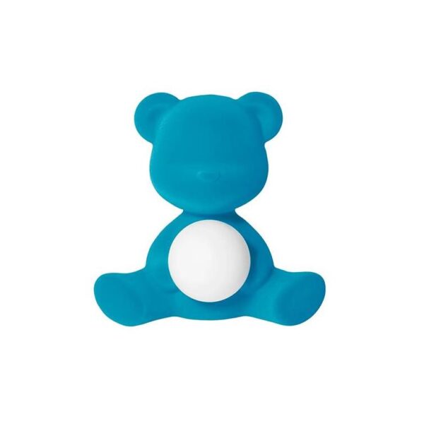 Teddy-Girl-Lamp-Velvet-Finish-With-Rechargeable-Led--Light-Blue