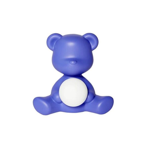 Teddy-Girl-Lamp-With-Rechargeable-Led--Violet