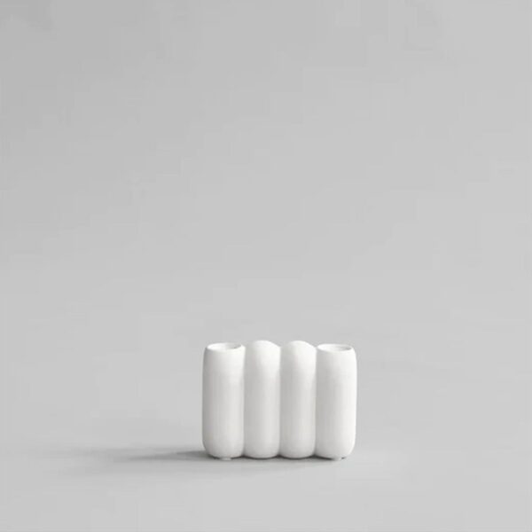 Tube-Candle-Holder-Mini--Bone-White