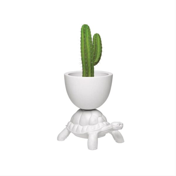 Turtle-Carry-Planter-And-Champagne-Cooler-White
