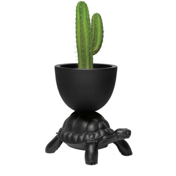 Turtle-Carry-Planter-and-Champagne-Cooler--Black