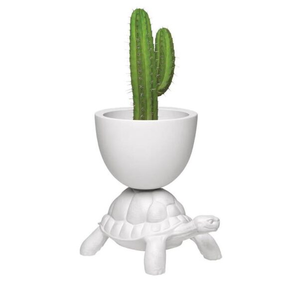 Turtle-Carry-Planter-and-Champagne-Cooler--White