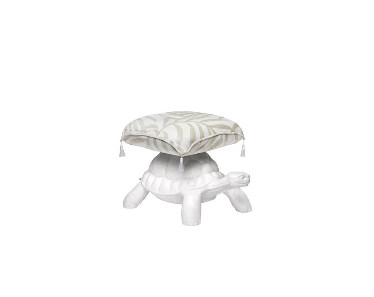 Turtle-Carry-Pouf-White