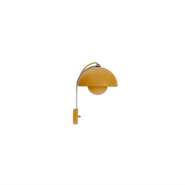 Flowerpot-Wall-Lamp-VP8-Mustard