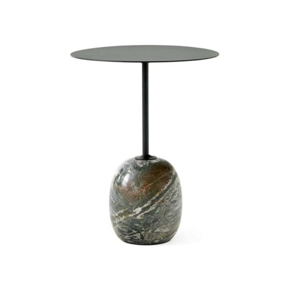 Lato-Table-LN8-Ø40cm-Deep-Green-w-Verde-Alpi-Marble