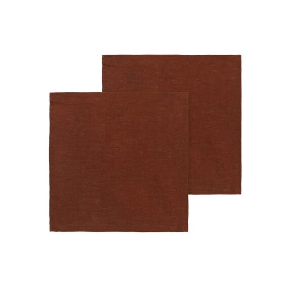 Linen-Napkins-Set-of-2-Cinnamon